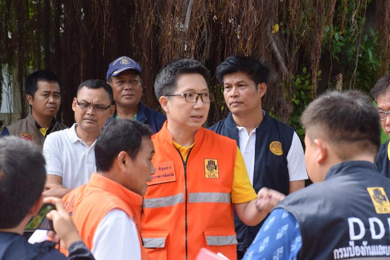 ลงพื้นที่ตรวจติดตามป้องกันแก้ปัญหาอุทกภัย