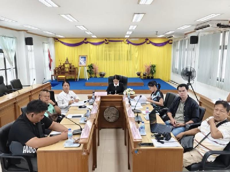 การประชุมชี้แจงคำขอรับจัดสรรงบประมาณ ผ่านระบบ Zoom