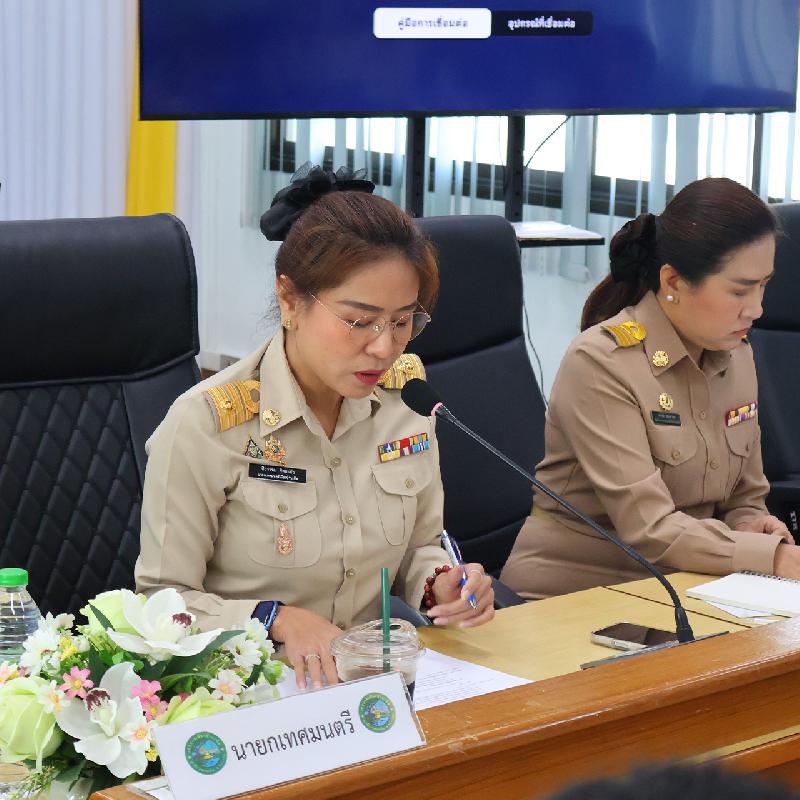 ประชุมหัวหน้าส่วนราชการและพนักงานเทศบาล ครั้งที่ 1/2569